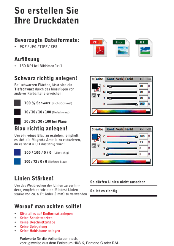 Druckdatenerstellung